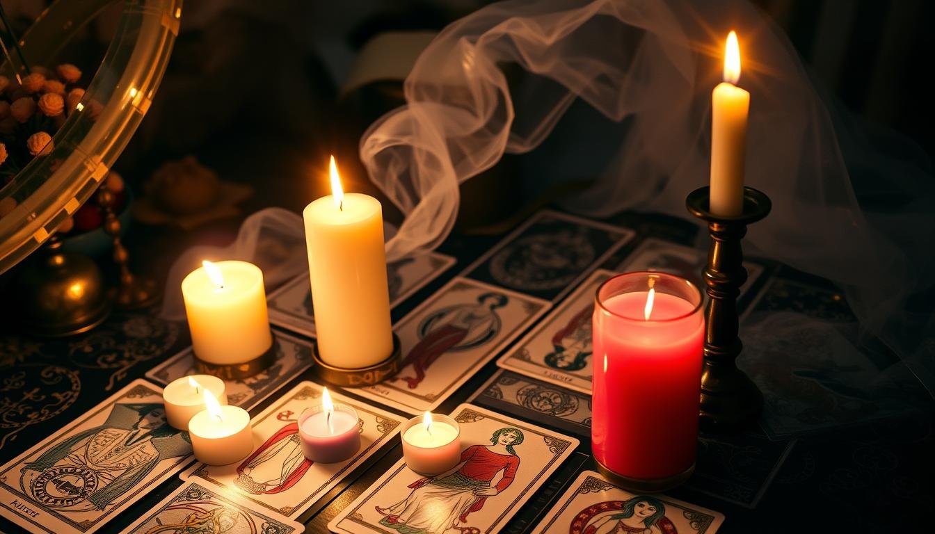 La importancia de las velas en el tarot femenino