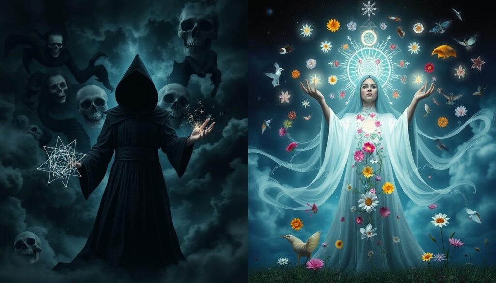 diferencias entre magia negra y magia blanca