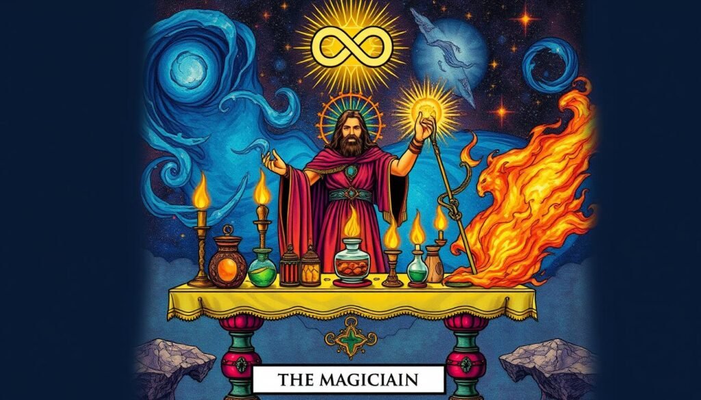 el arcano del mago en el tarot