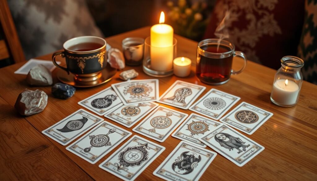 interpretación de tiradas de tarot en casa