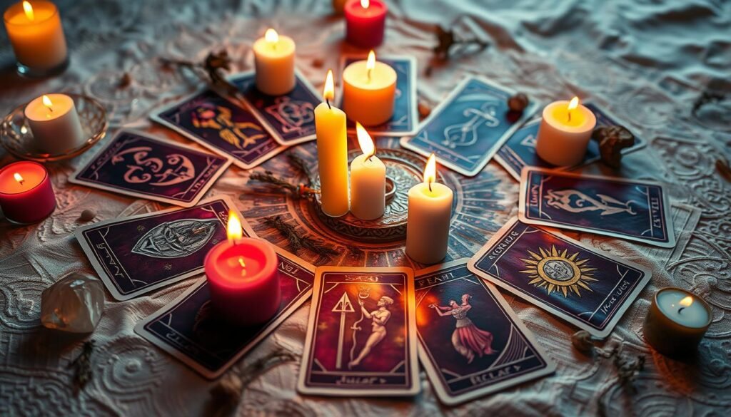 interpretación de velas en el tarot