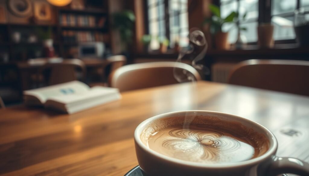 lectura de taza de café