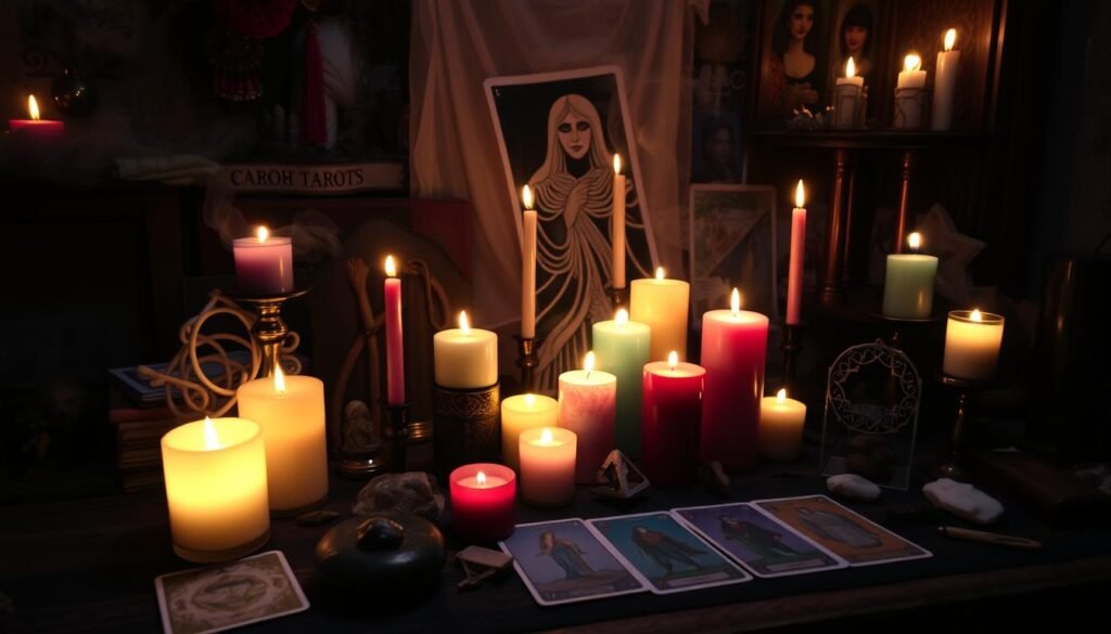 velas en el tarot